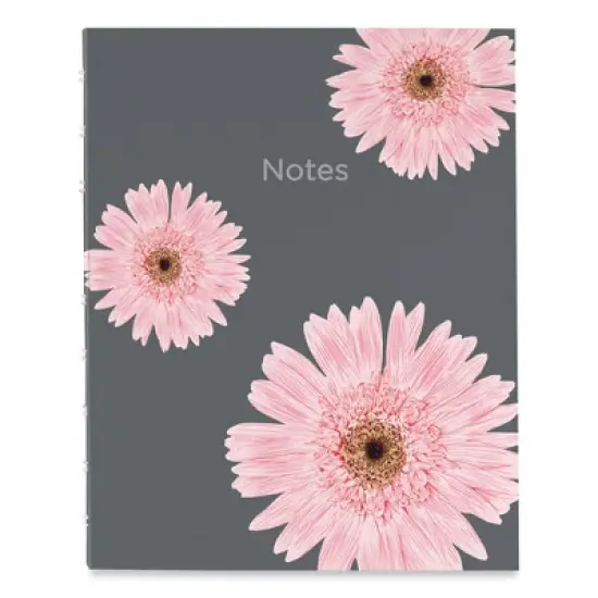 Blueline NotePro Notebook, 1-Subject, Medium/College Rule, Pink/Gray Cover, (75) 9.25 x 7.25 Sheets image {2}