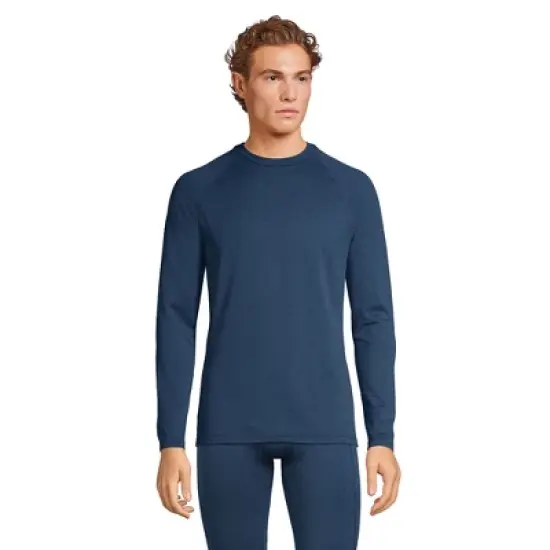 Lands' End Men's Crew Neck Expedition Thermaskin Long Underwear image {3}