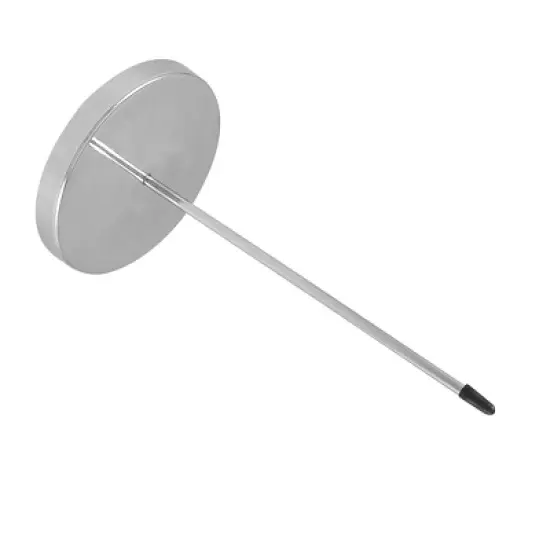 Unique Bargains Stainless Steel Bill Fork Check Spindle Memo Spike Stick Receipt Holder with Solid Base 1 Pc image {2}