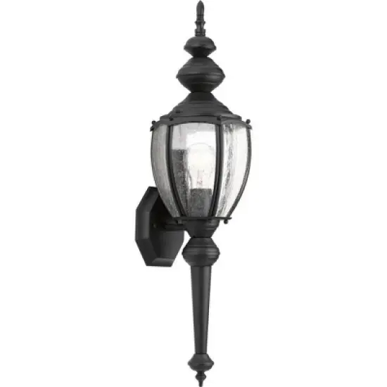Progress Lighting Roman Coach 1 - Light Wall Light ,  Textured Black image {1}