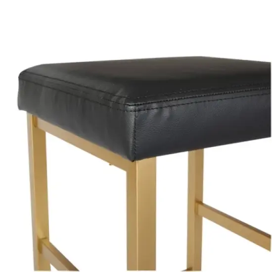 26" Gold Backless Counter Height Barstool - OSP Home Furnishings image {2}