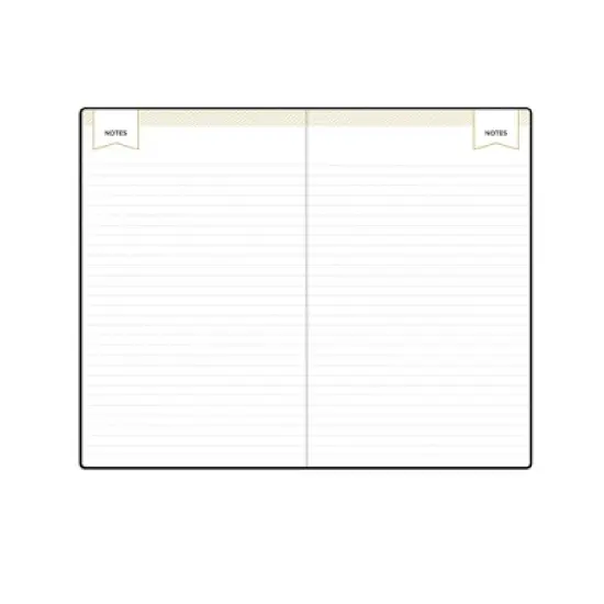 Blue Sky Day Designer Weekly/Monthly Hybrid Work Planning Calendar 5"x8" Black Faux Leather image {9}