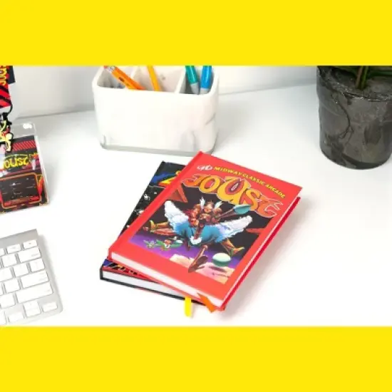 Crowded Coop, LLC Midway Arcade Games Joust Hard Cover Ruled Journal With Ribbon Bookmark image {5}