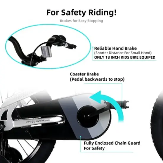 JOYSTAR Kids Bike for Boys, Outdoor Sports Children's Bicycles with Training Wheels image {7}