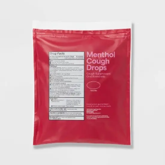 Menthol Cough Drops - Cherry - 80ct - up&up&trade; image {2}