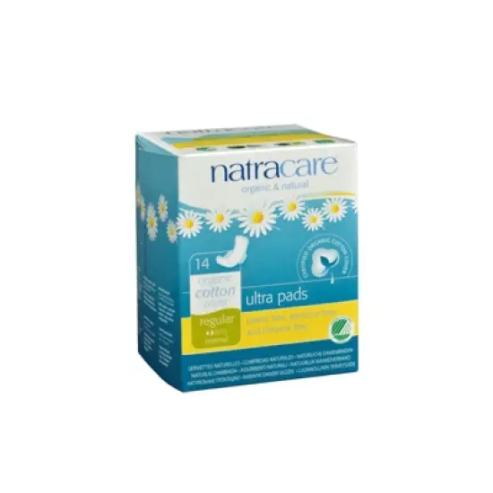 Natracare Organic Cotton Ultra Pads Regular/Normal - 14 ct image {4}