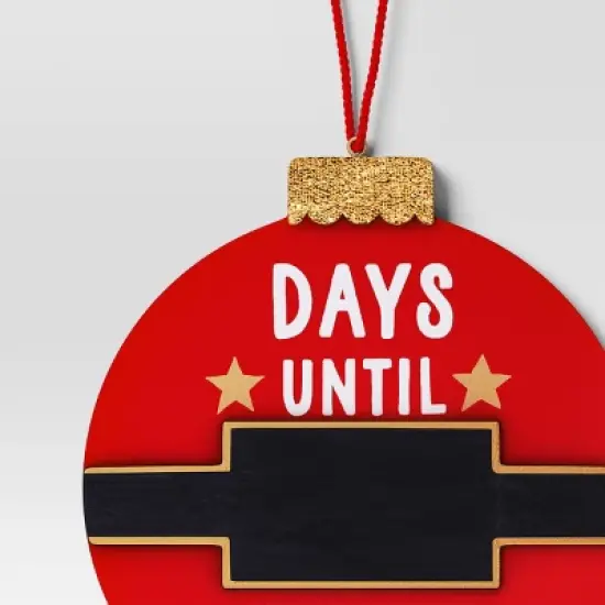 Christmas Wood Circle Countdown Ornament - Wondershop&trade; image {2}