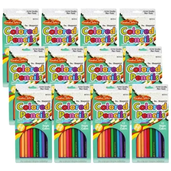 Charles Leonard Assorted Colored Pencils (12 packs, 12/pack) - Art & Craft Supplies Kits image {2}
