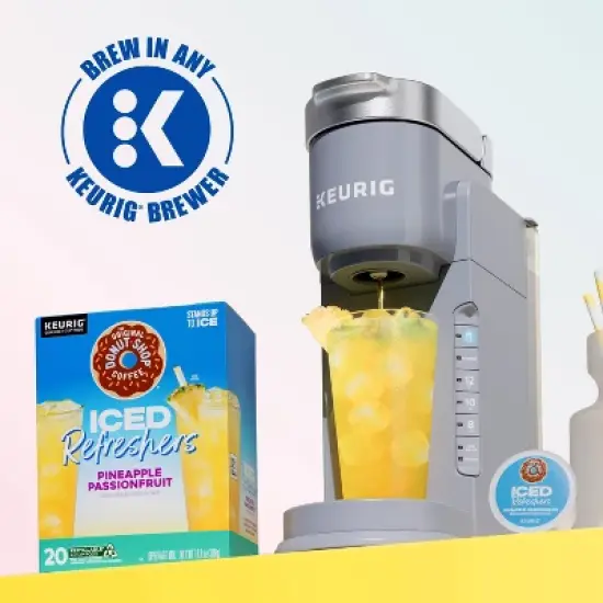 The Original Donut Shop Pineapple Passionfruit Keurig K-Cup Iced Refresher Pods - 20ct image {3}