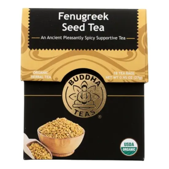 Buddha Teas Organic Fenugreek Tea - Case of 6/18 Bags image {1}