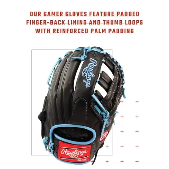 Baseball Express Rawlings Exclusive R9 Gamer G205-6BCB 11.75" Baseball Fielder's Glove image {3}