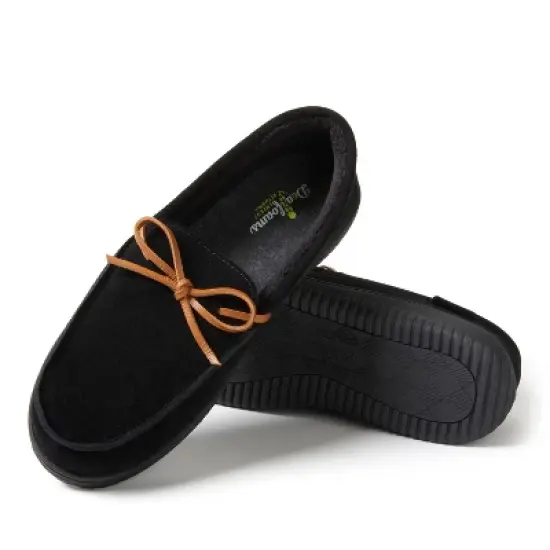 Dearfoams Men's Westboro Genuine Suede Energy Return Moccasin Slippers image {1}