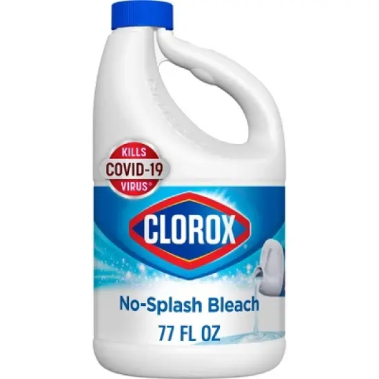 Clorox Splash-Less Liquid Bleach - Regular - 77oz image {9}