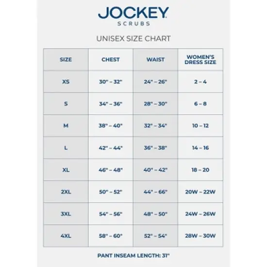 Jockey Unisex Classic Unisex One Pocket Stretch Scrub Top image {4}