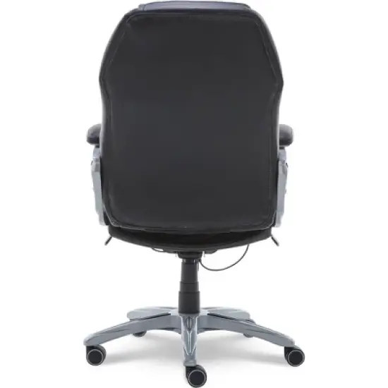 Back N Motion Health & Wellness Executive Chair Black Leather - Serta image {6}