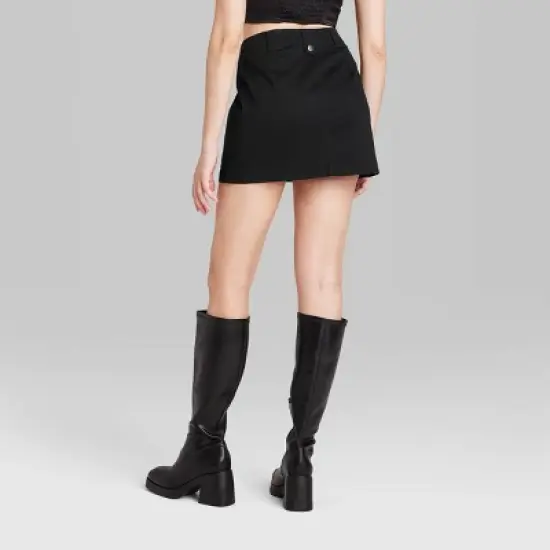 Women's Cargo Utility A-Line Mini Skirt - Wild Fable&trade;  image {2}