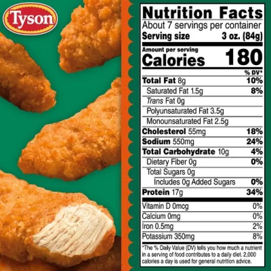 Tyson Lightly Breaded Buffalo Chicken Strips - Frozen - 20oz image {6}