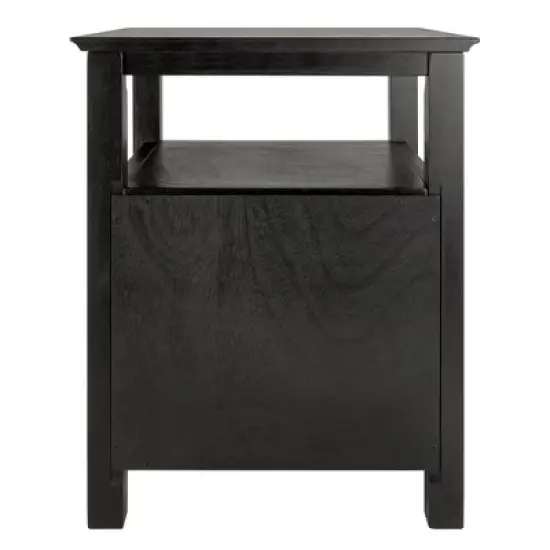 Timber Nightstand Black - Winsome image {5}