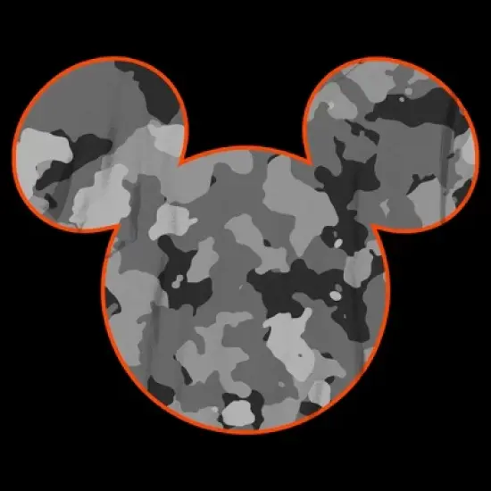 Boy's Disney Mickey Mouse Camo Silhouette T-Shirt image {1}