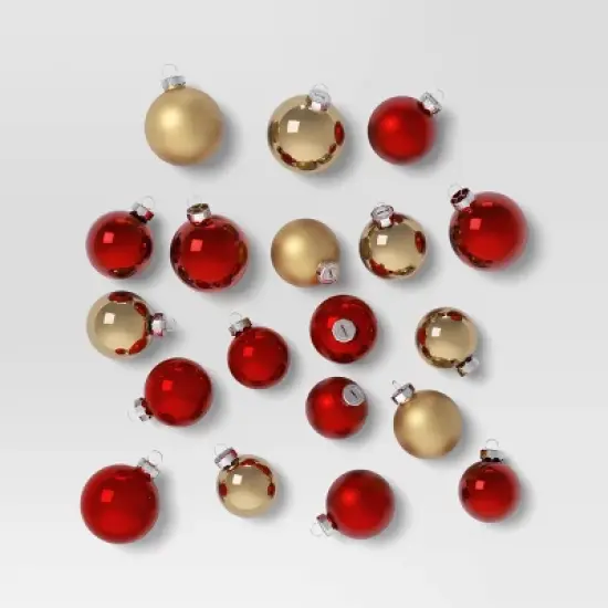42ct Round Glass Christmas Tree Ornament Set - Wondershop&trade; image {4}
