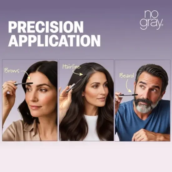 No Gray Quick Fix - Root Touch Up with Brush on Applicator &ndash; 0.5 fl oz image {5}