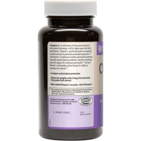 MRM Nutrition Complete E, 60 Softgels image {2}