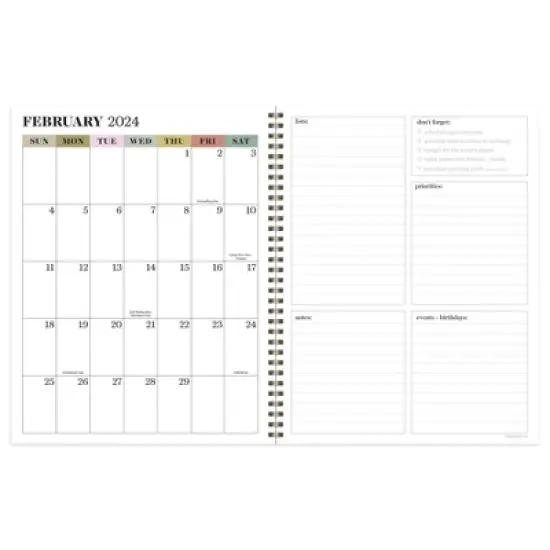 TF Publishing 2024 Weekly/Monthly Planner 11"x9" Wild Sage image {1}