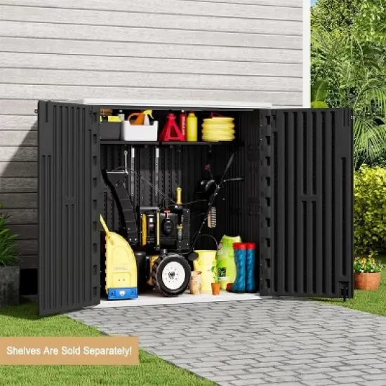 Yardgrace Weather Resistant Multi Size Outdoor Storage Shed image {10}