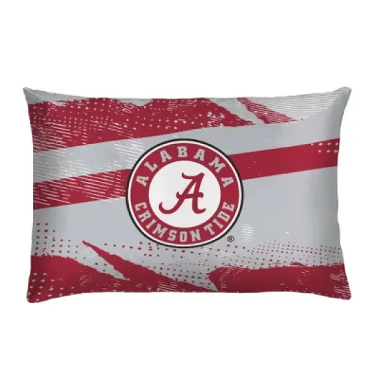 NCAA Alabama Crimson Tide Slanted Stripe Twin Bedding Set in a Bag - 4pc image {2}