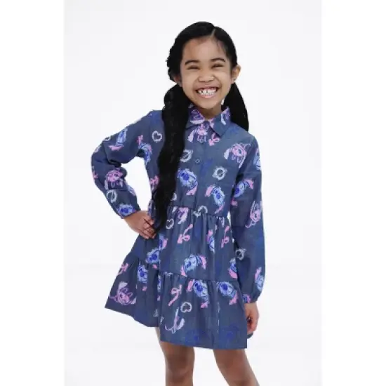 Disney Floral Chambray Dress image {1}