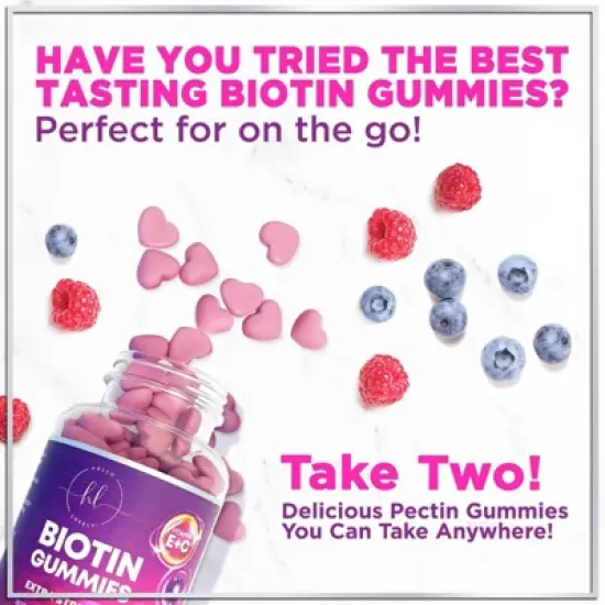 Hello Lovely! Hair Growth Vitamins Gummy with Biotin 5000 mcg image {7}