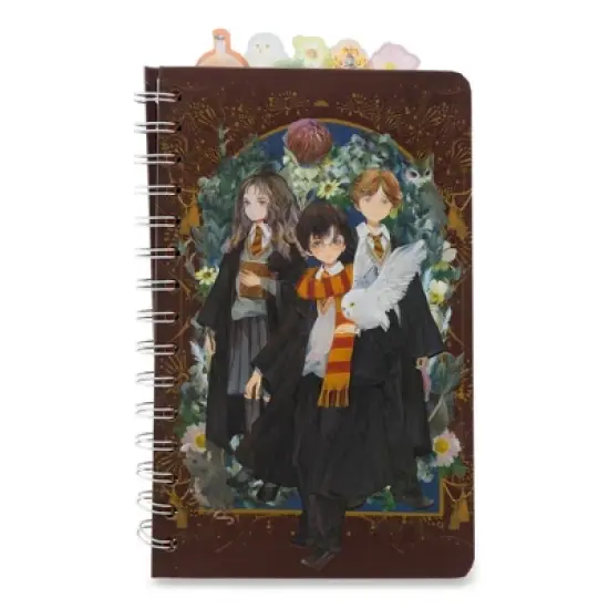 Silver Buffalo Harry Potter Anime Hogwarts 75-Page Spiral Notebook | 8 x 5 Inches image {9}