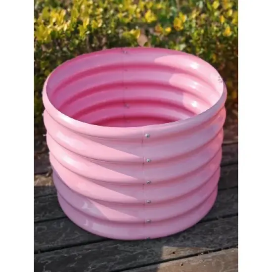 Anybear 4-Pack 24x24x18in Blush Pink Kids Round Garden Bed image {3}