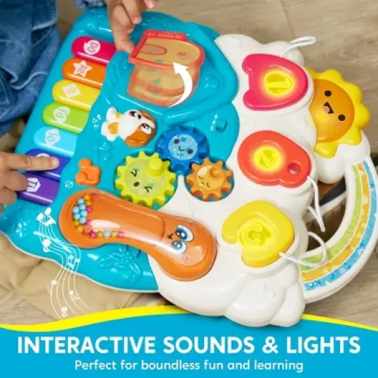 SYNCFUN Baby Learning Walker - Sit to Stand Learning Walker for 6-24 Months | Interactive Audio-Visual Features & Safe Adjustable Speed image {6}