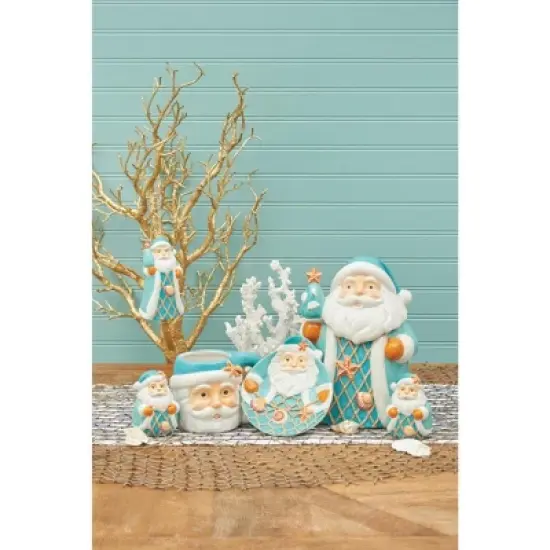 Gallerie II Santa Seashell Christmas Small Dimensional Plate image {2}