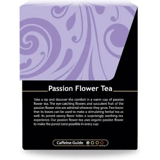 Buddha Teas Organic Passion Flower Tea - Case of 6/18 Bags image {3}