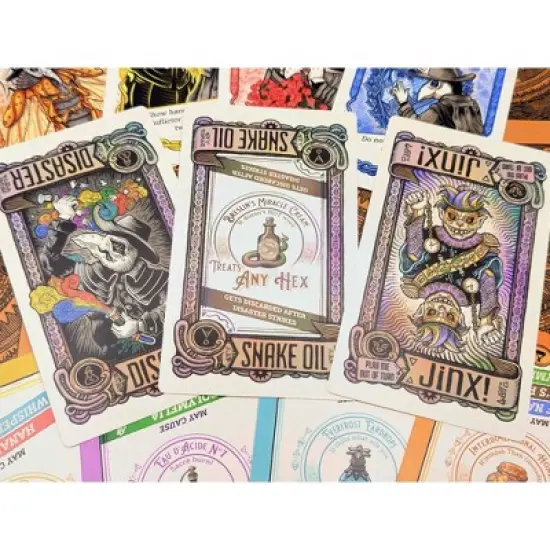 Pillbox Games Hex Effects Board Game: Creative Thinking, 10-20 Min Play, Includes Cards & Instructions for 2-8 Players image {2}