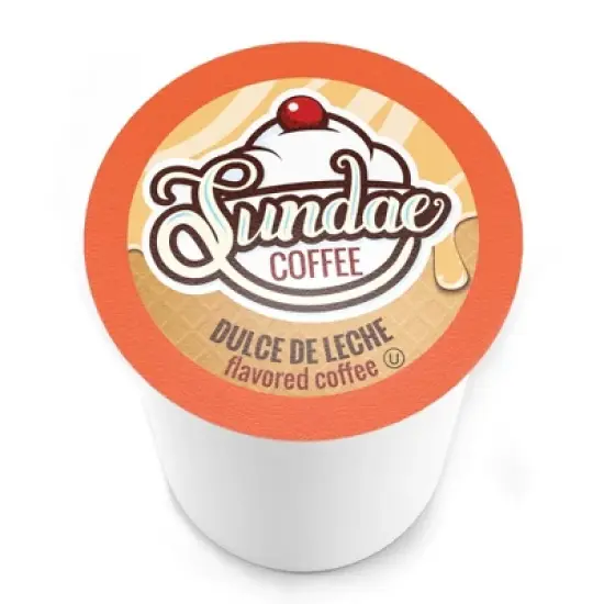Sundae Ice Cream Flavored Coffee Pods, for 2.0 Keurig, Dulce de Leche, 48 Count image {7}