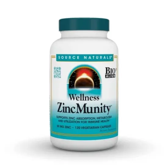 Wellness ZincMunity by Source Naturals, Inc.  -  120 VegCap image {3}