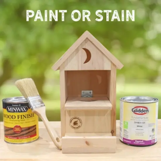 Uncle Dunkels Outhouse Squirrel Feeder; Rustic Handmade Wooden Squirrel Food Dispenser Box image {6}