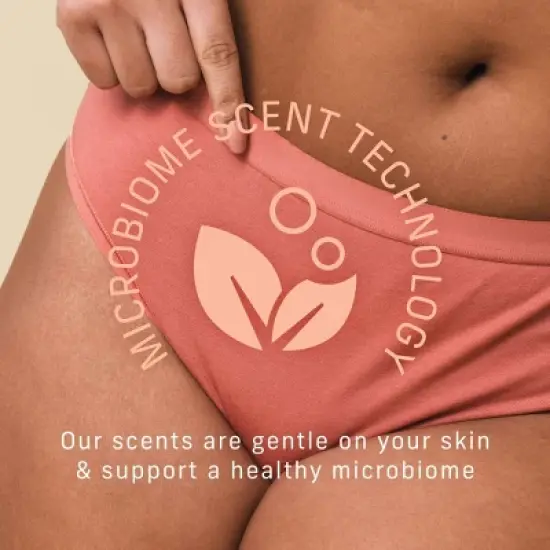 Niches & Nooks Intimate pH Balanced Refreshing Flushable Feminine Wipes - Soft Clementine - 45ct image {3}