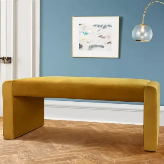 Kaia 47" Upholstered Bench-The Pop Maison image {1}