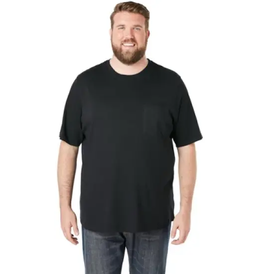 KingSize Men's Big & Tall Shrink-Less&trade; Lightweight Pocket Crewneck T-Shirt image {15}