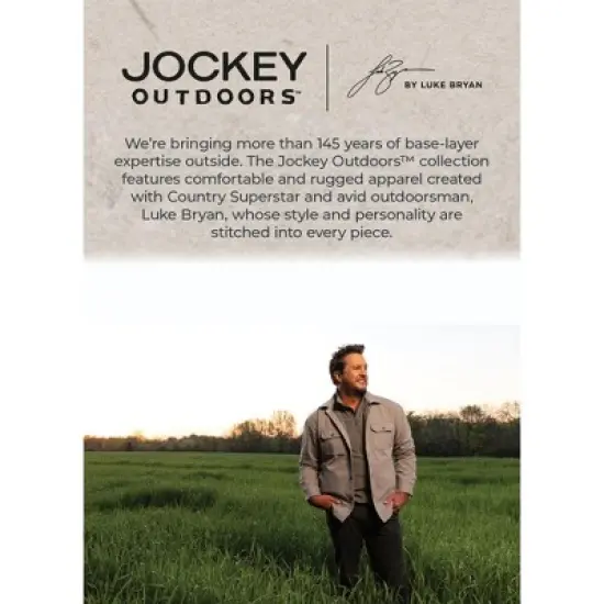 Jockey Outdoors by Luke Bryan Men's Long Sleeve Henley image {2}