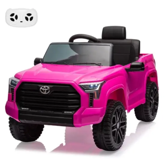 Acekool 12V Licensed Toyota Ride-On Truck with Remote, Music, LED Lights & Suspension image {11}