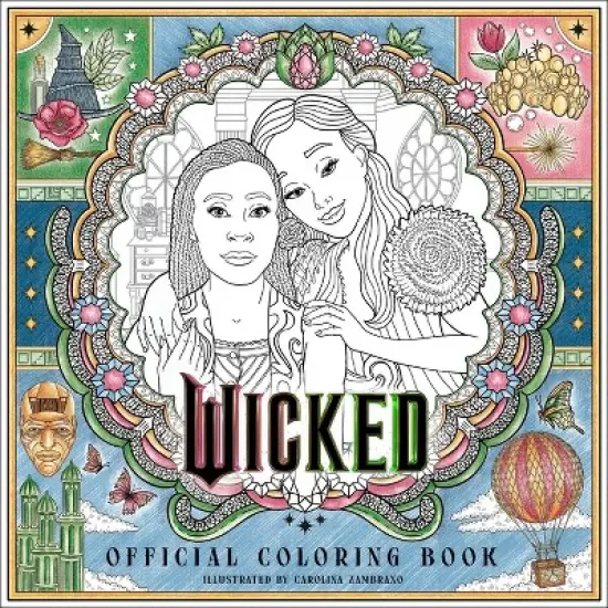Wicked Official Coloring Book - by Carolina Zambrano (Paperback) image {1}