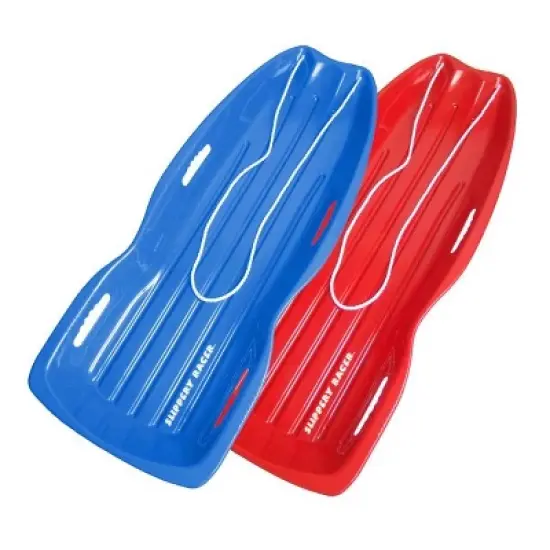 Slippery Racer Downhill Xtreme Adults and Kids Toboggan Snow Sled (2 Pack) image {8}