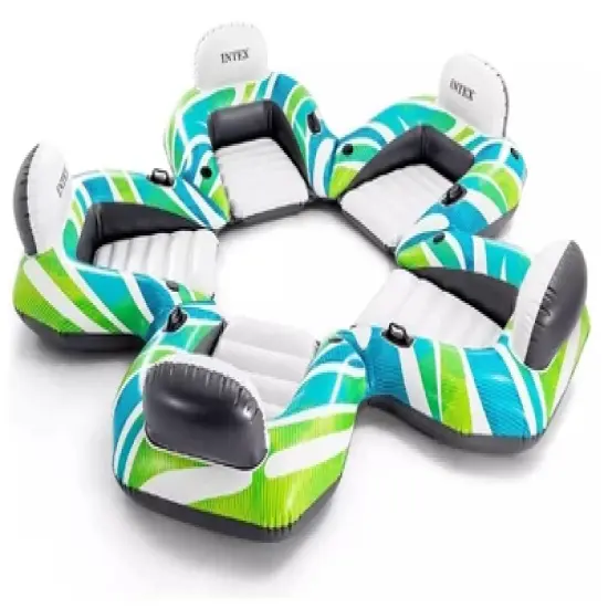 Intex Funtastic Five Floating Island 10ft 5in X 10ft X 1ft 10in image {1}