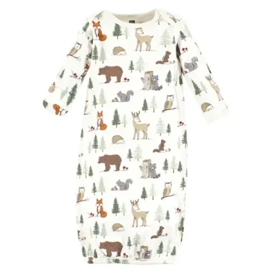 Hudson Baby Cotton Gowns, Forest Animals image {4}