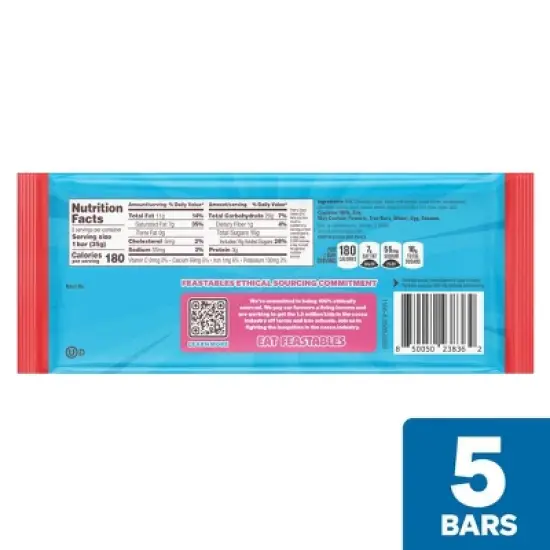 Feastables Milk Chocolate Crunch - 6.17oz/5ct image {1}